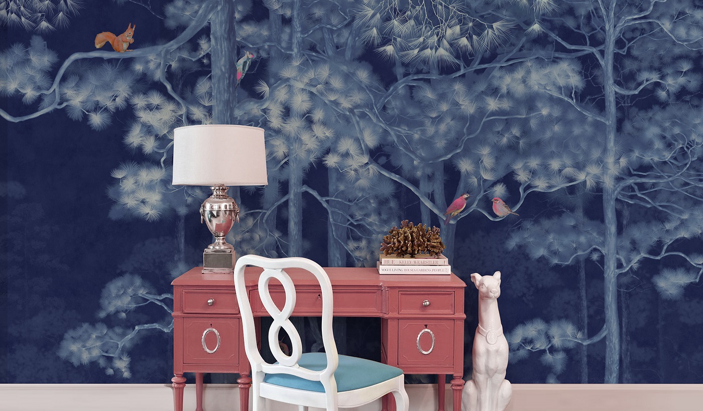 Панно Affresco Atmosphere AF518-COL4 2x2,68 м фото в интерьере