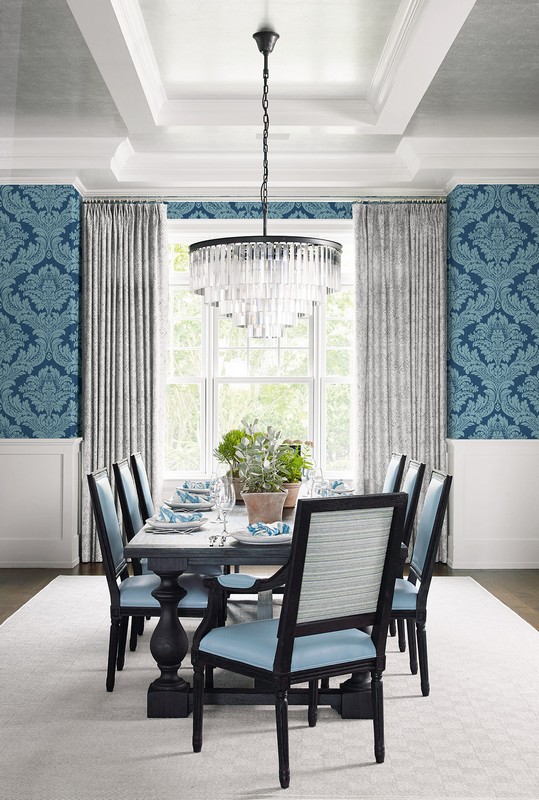 Обои KT Exclusive Charleston Damask CN32602 фото в интерьере