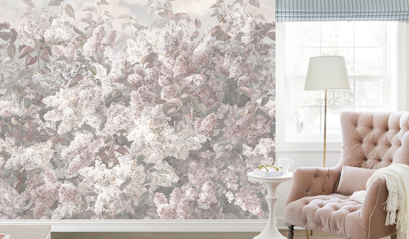 Панно Affresco Atmosphere AF508-COL2 2x2,01 м фото в интерьере