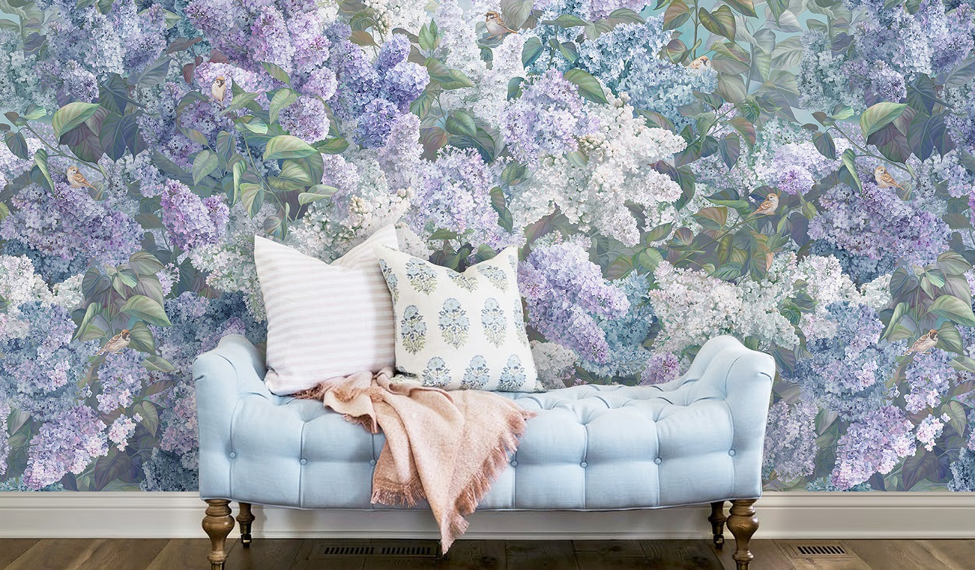 Панно Affresco Atmosphere AF508-COL3 2x2,01 м фото в интерьере