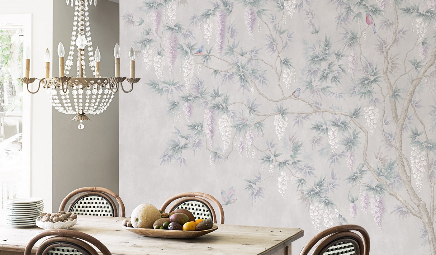 Панно Affresco Atmosphere AF515-COL4 2x2,68 м фото в интерьере