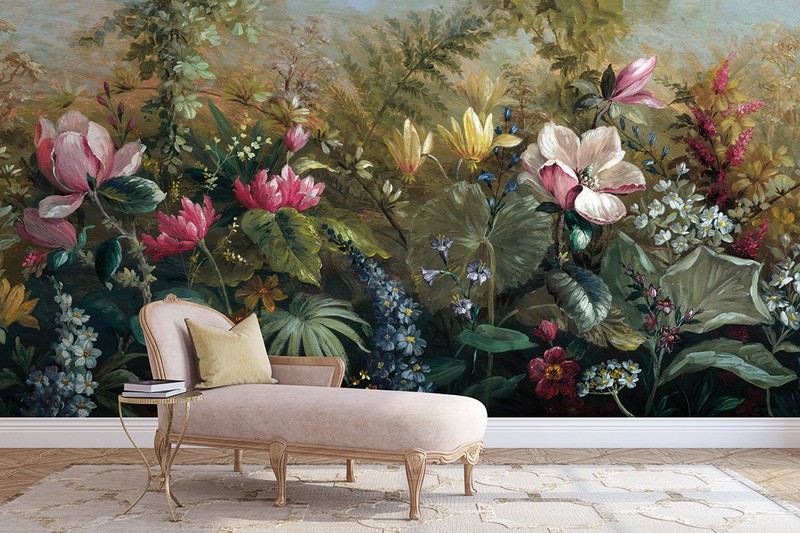 Панно KT Exclusive Charleston Paradise CN31500M 3,04×6,17 м фото в интерьере