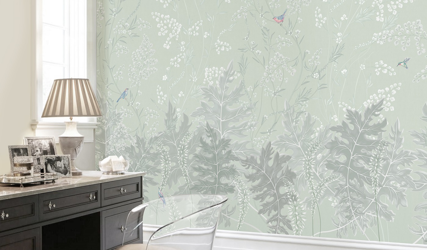 Панно Affresco Atmosphere AF507-COL1 2x2,01 м фото в интерьере