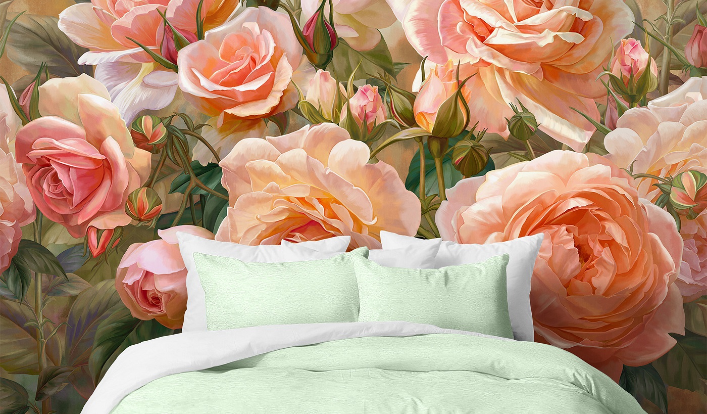 Панно Affresco Atmosphere AF502-COL1 2x2,68 м фото в интерьере