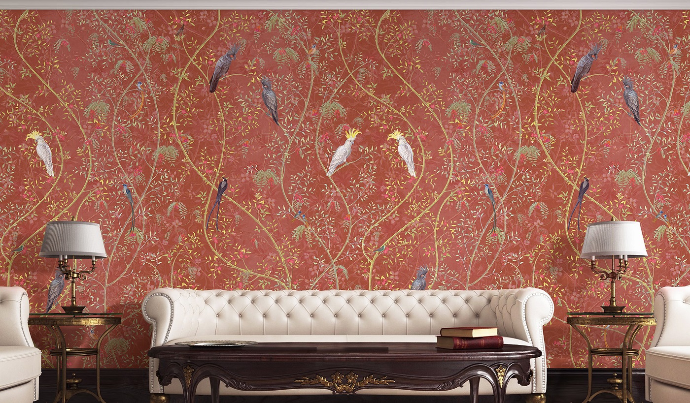 Панно Affresco Atmosphere AF505-COL3 2x2,01 м фото в интерьере