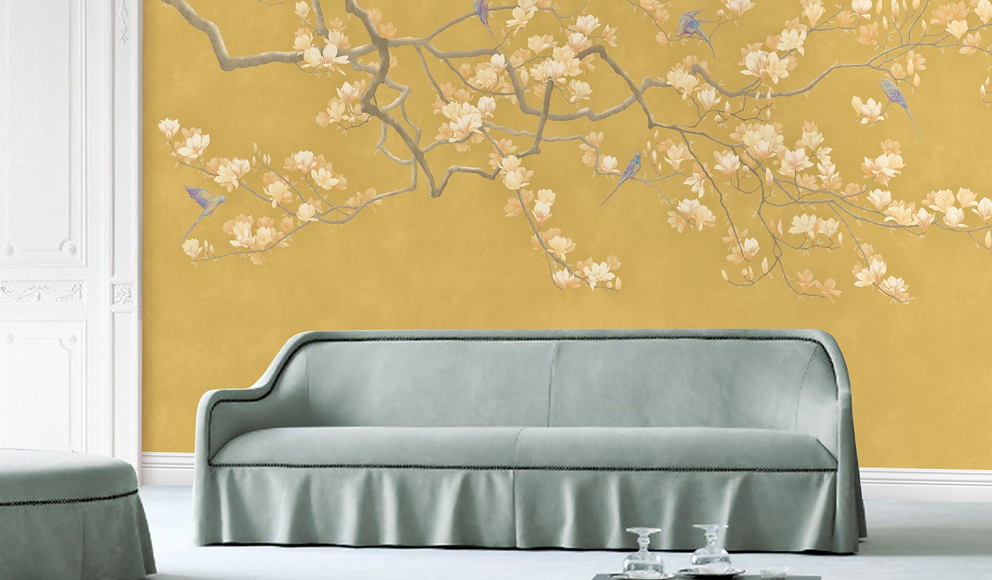 Панно Affresco Atmosphere AF506-COL3 2x3,35 м фото в интерьере