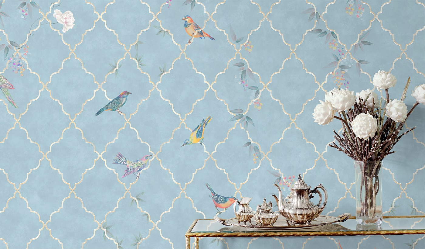 Панно Affresco Atmosphere AF522-COL2 2x2,01 м фото в интерьере