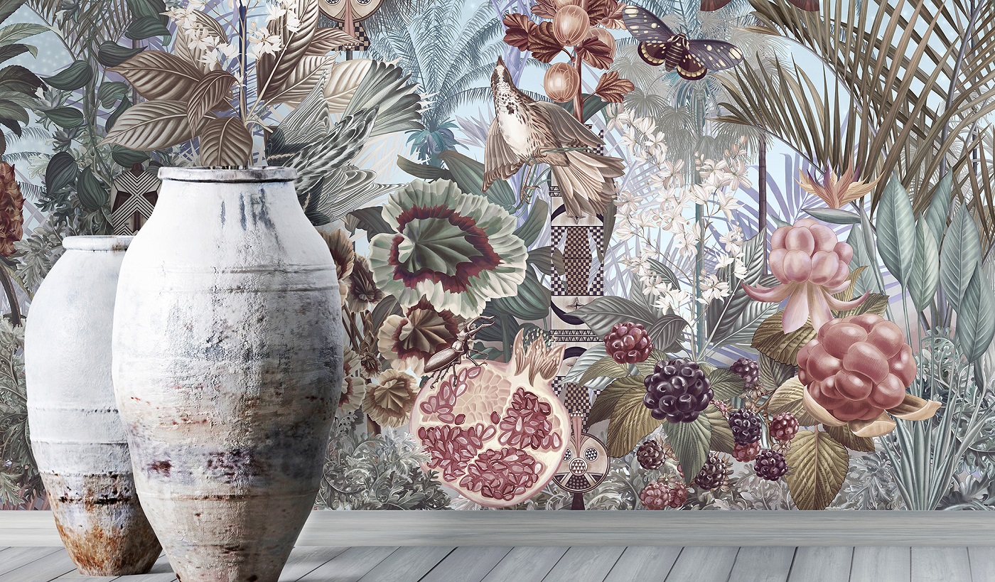 Панно Affresco Atmosphere AF504-COL4 2x2,68 м фото в интерьере