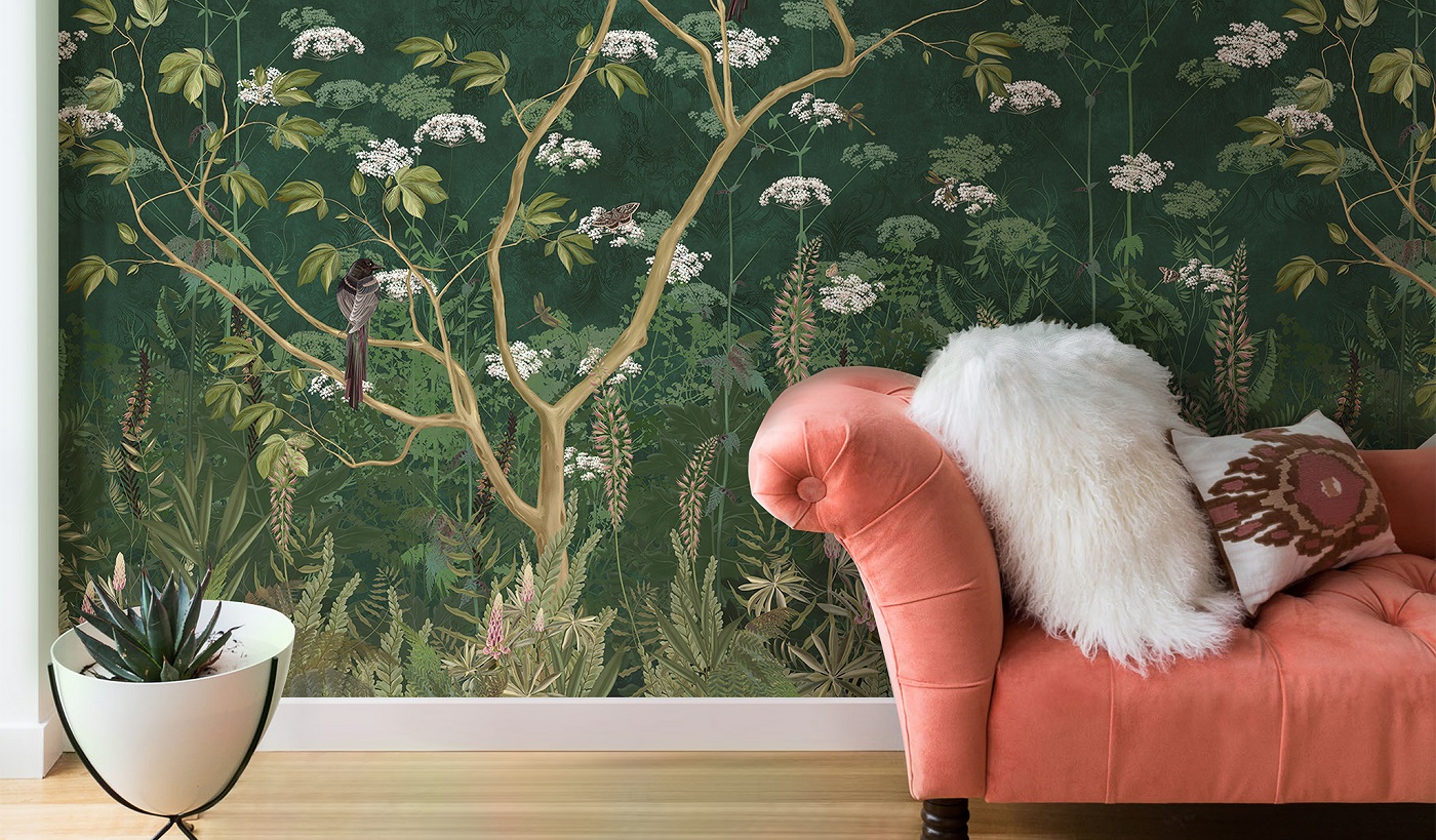 Панно Affresco Atmosphere AF513-COL1 2x2,01 м фото в интерьере