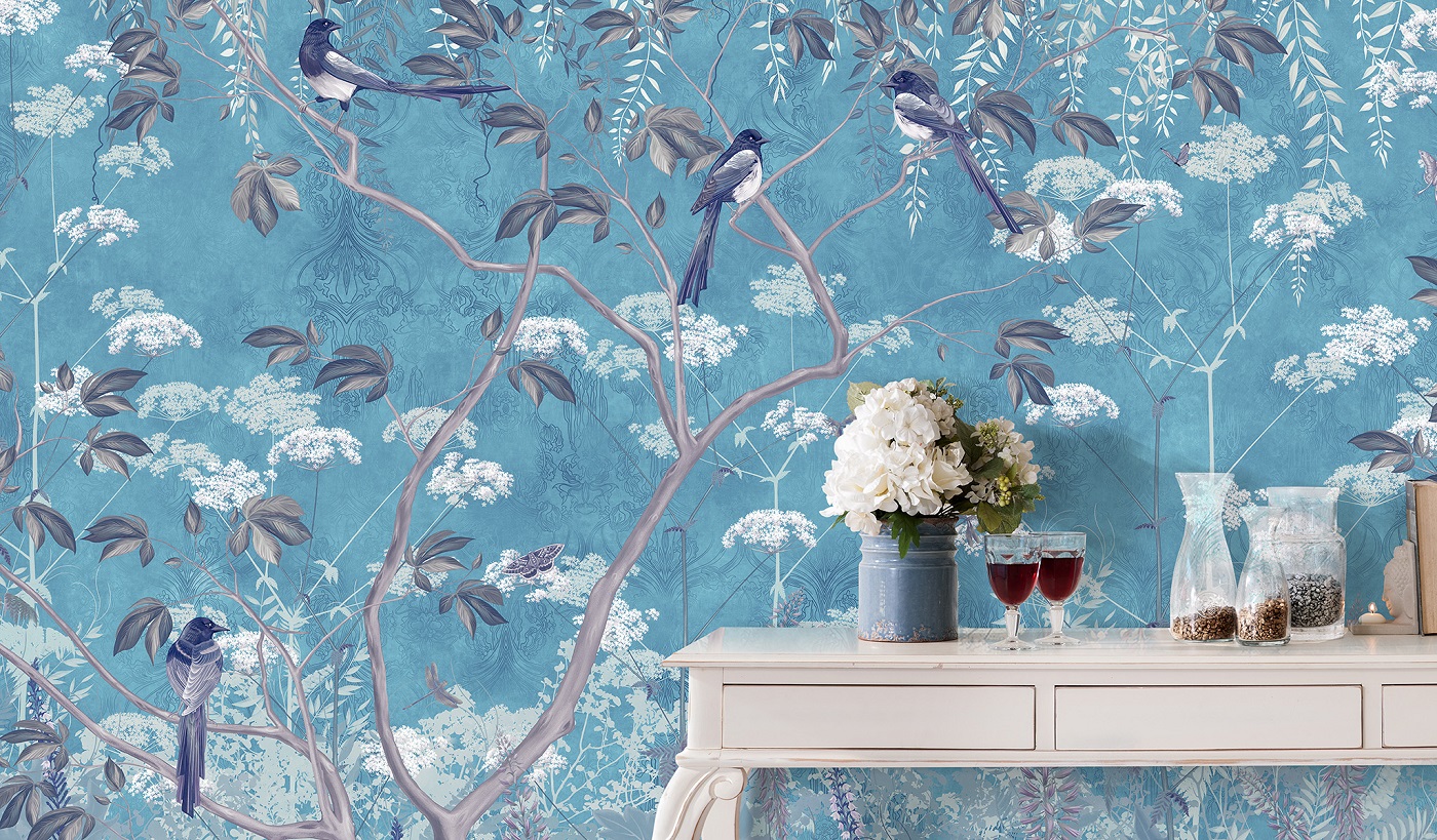 Панно Affresco Atmosphere AF513-COL4 2x2,01 м фото в интерьере