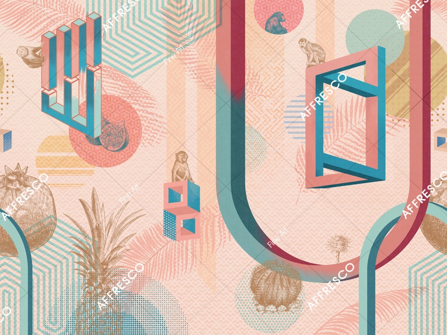 Панно Affresco Fine Art RE890-COL1 2x2,68 м