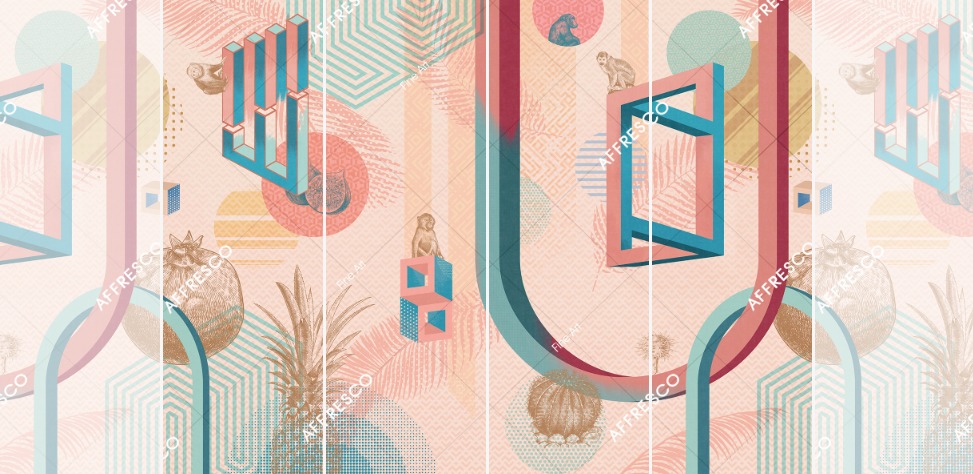 Панно Affresco Fine Art RE890-COL1 2x2,68 м