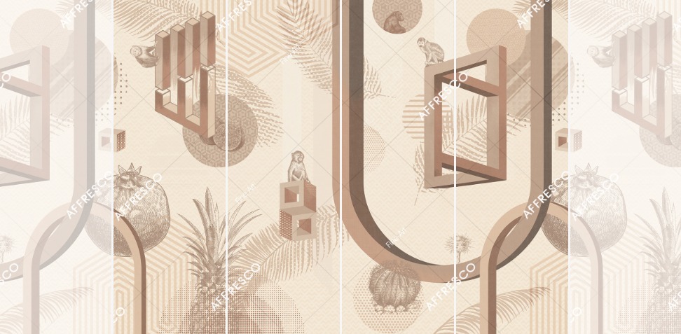 Панно Affresco Fine Art RE890-COL3 2x2,68 м