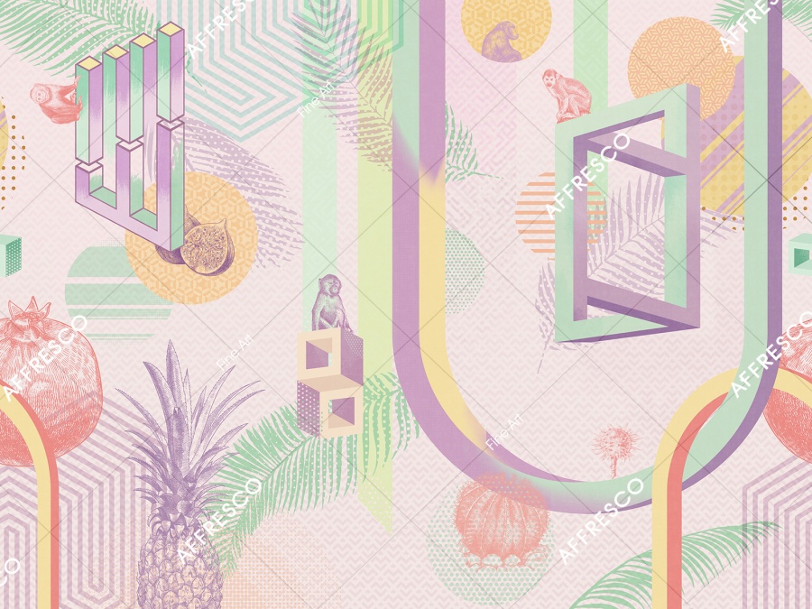 Панно Affresco Fine Art RE890-COL4 2x2,68 м