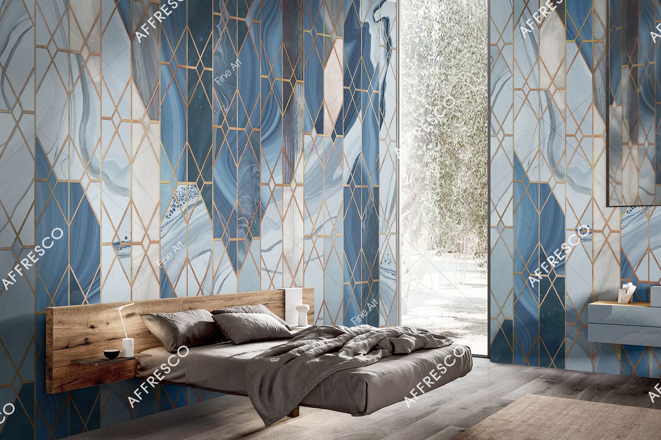 Панно Affresco Fine Art RE938-COL2 2x2,68 м фото в интерьере