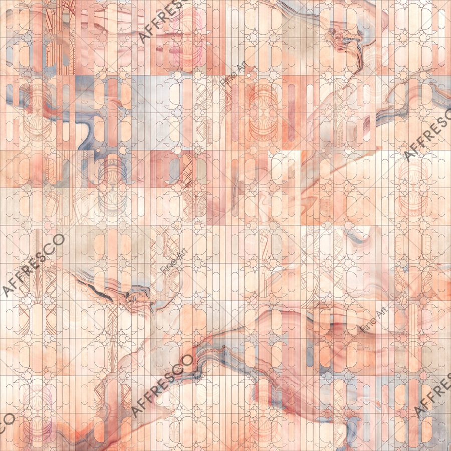 Панно Affresco Fine Art RE941-COL3 2x2,01 м Панно Affresco Fine Art RE941-COL3 2x2,01 м