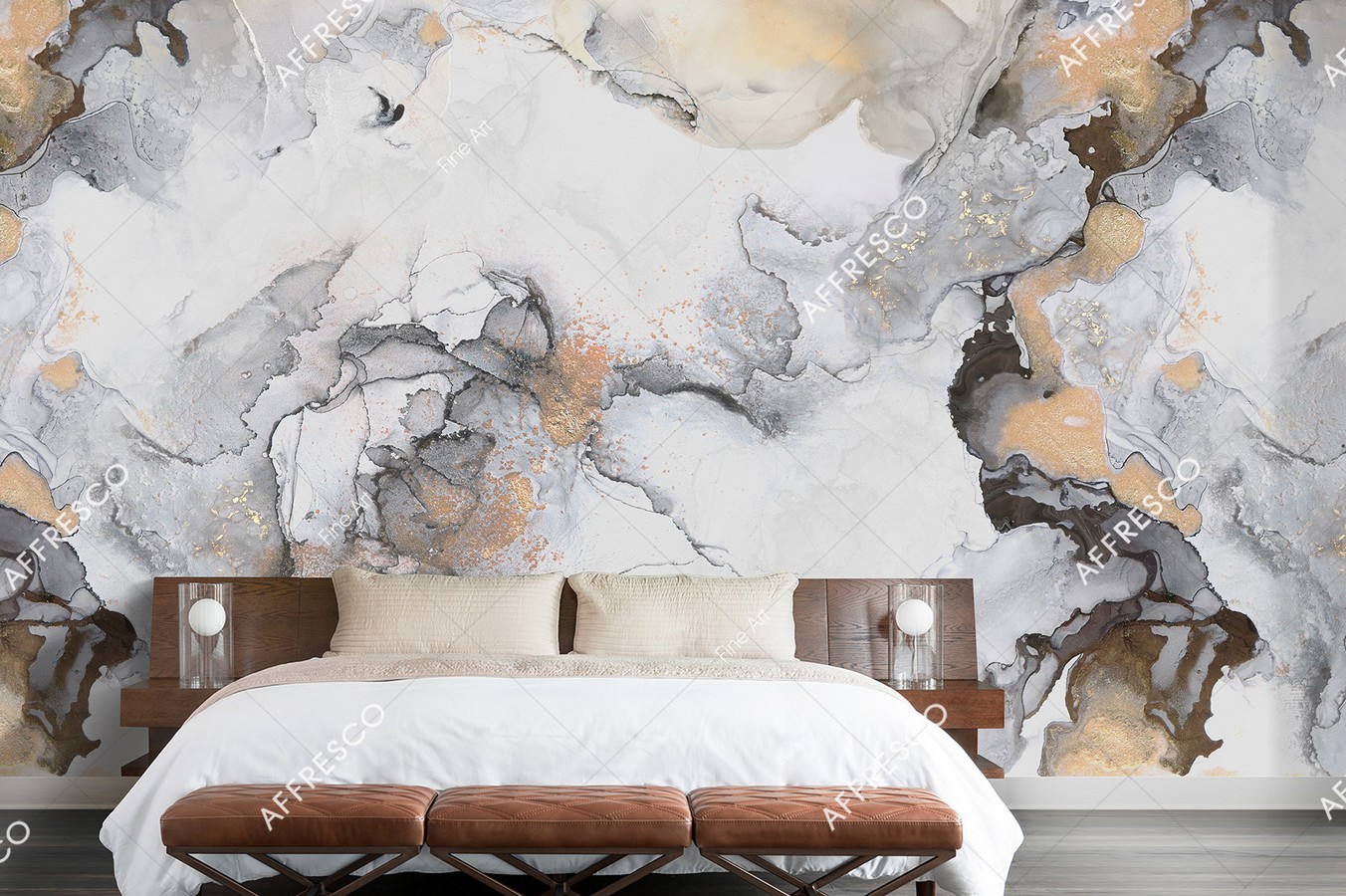 Панно Affresco Fine Art RE887-COL1 2x2,68 м фото в интерьере