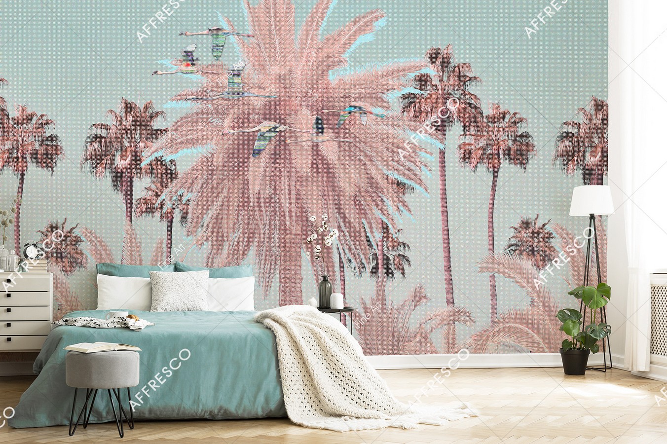 Панно Affresco Fine Art RE875-COL1 2x2,68 м фото в интерьере