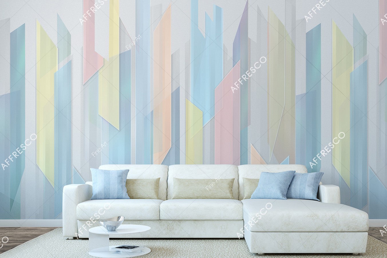 Панно Affresco Fine Art RE922-COL1 2x2,68 м фото в интерьере