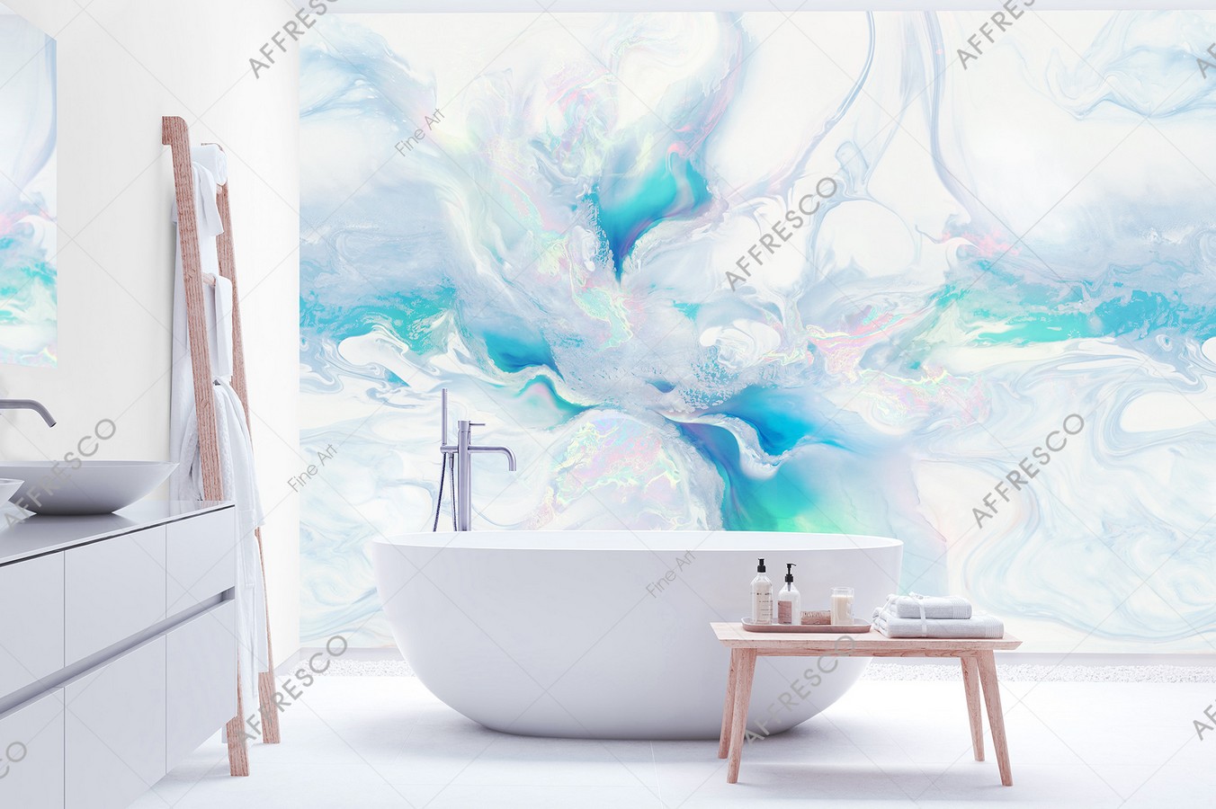 Панно Affresco Fine Art RE898-COL1 2x2,68 м фото в интерьере