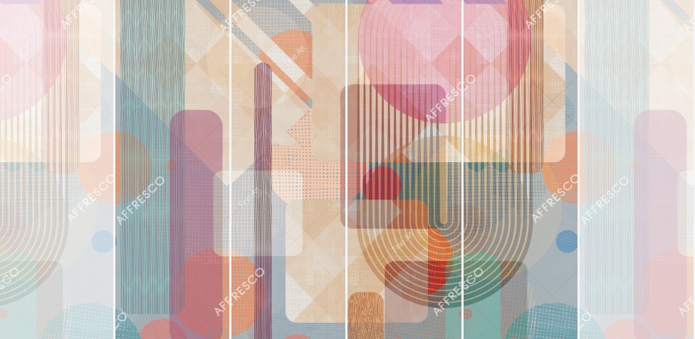 Панно Affresco Fine Art RE906-COL1 2x2,68 м