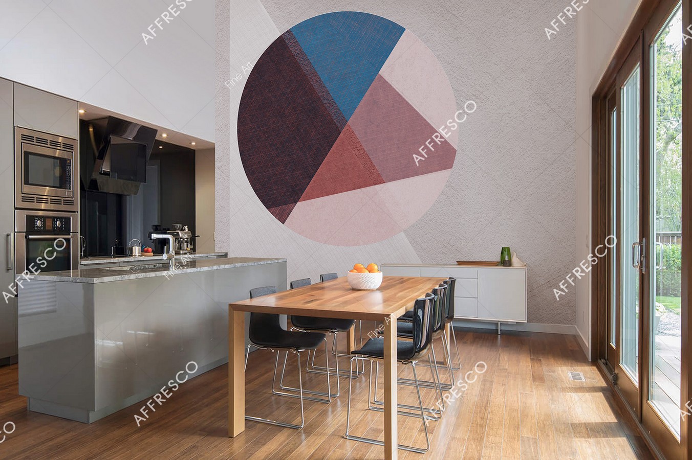 Панно Affresco Fine Art RE820-COL5 2x2,01 м фото в интерьере