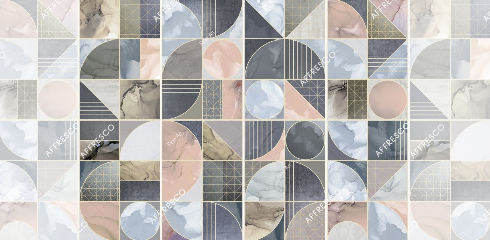 Панно Affresco Fine Art RE939-COL1 2x2,68 м