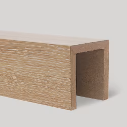 Рейка декоративная Modern Decor дуб без покрытия 3-х сторонняя 2800×40×40