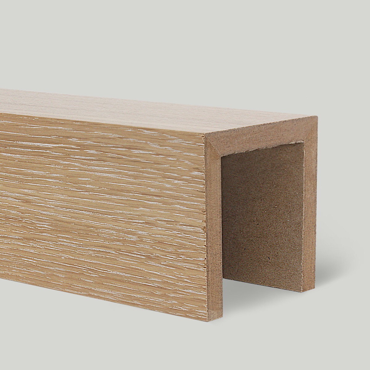 Рейка декоративная Modern Decor дуб без покрытия 3-х сторонняя 2800×40×40