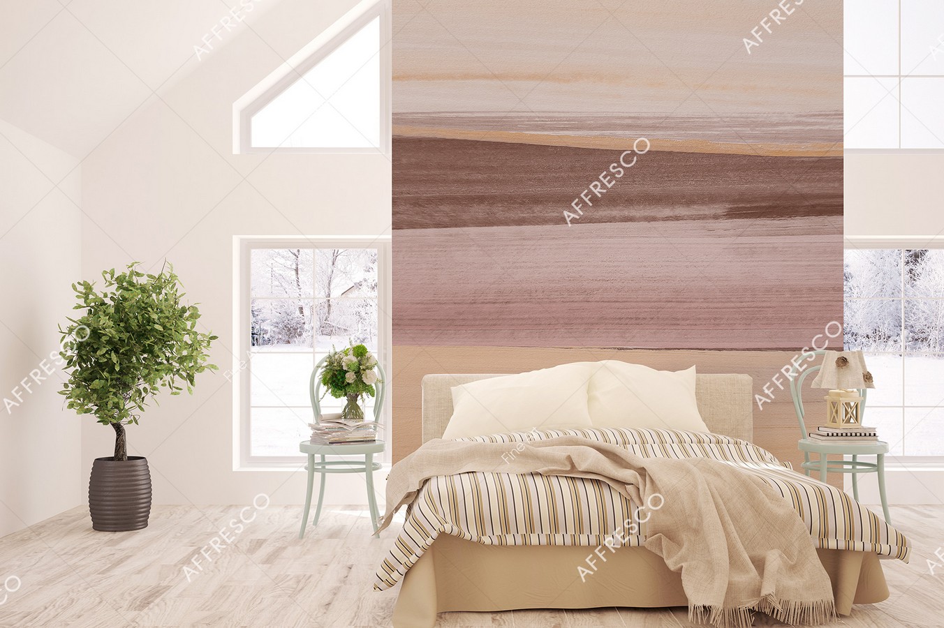 Панно Affresco Fine Art RE861-COL5 2x2,01 м фото в интерьере