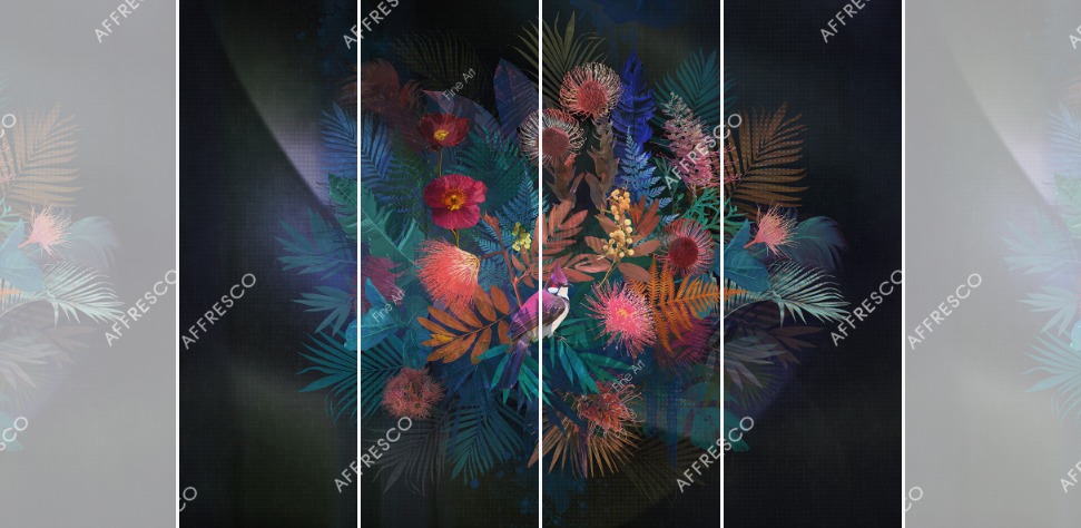 Панно Affresco Fine Art RE942-COL1 2x2,68 м Панно Affresco Fine Art RE942-COL1 2x2,68 м