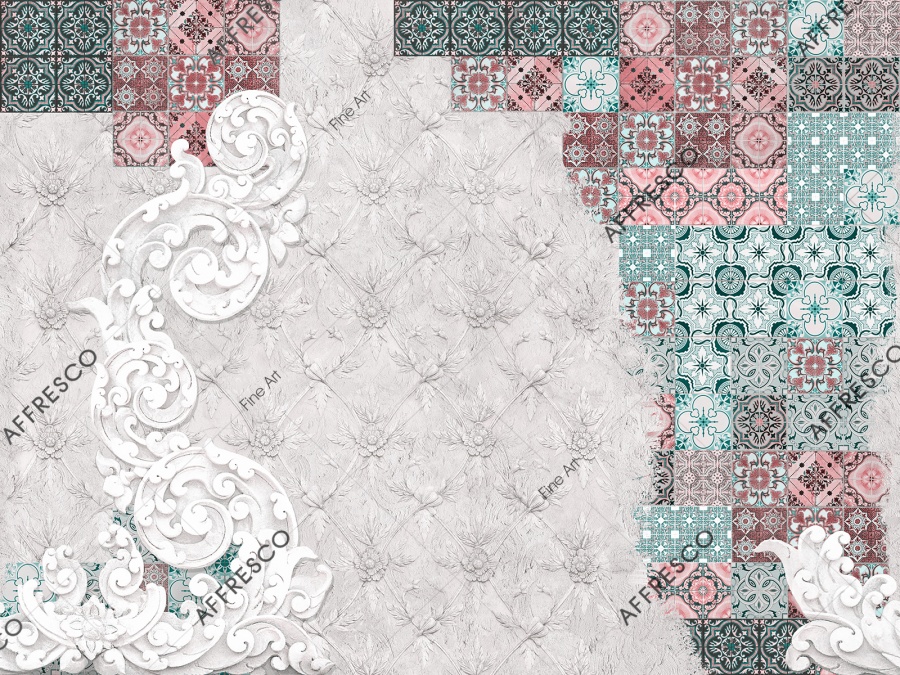 Панно Affresco Fine Art RE876-COL2 2x2,68 м Панно Affresco Fine Art RE876-COL2 2x2,68 м