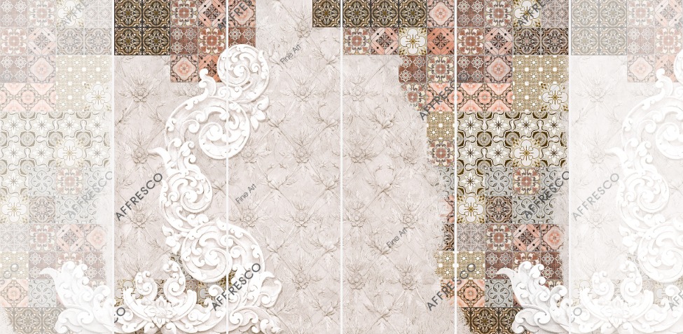 Панно Affresco Fine Art RE876-COL3 2x2,68 м