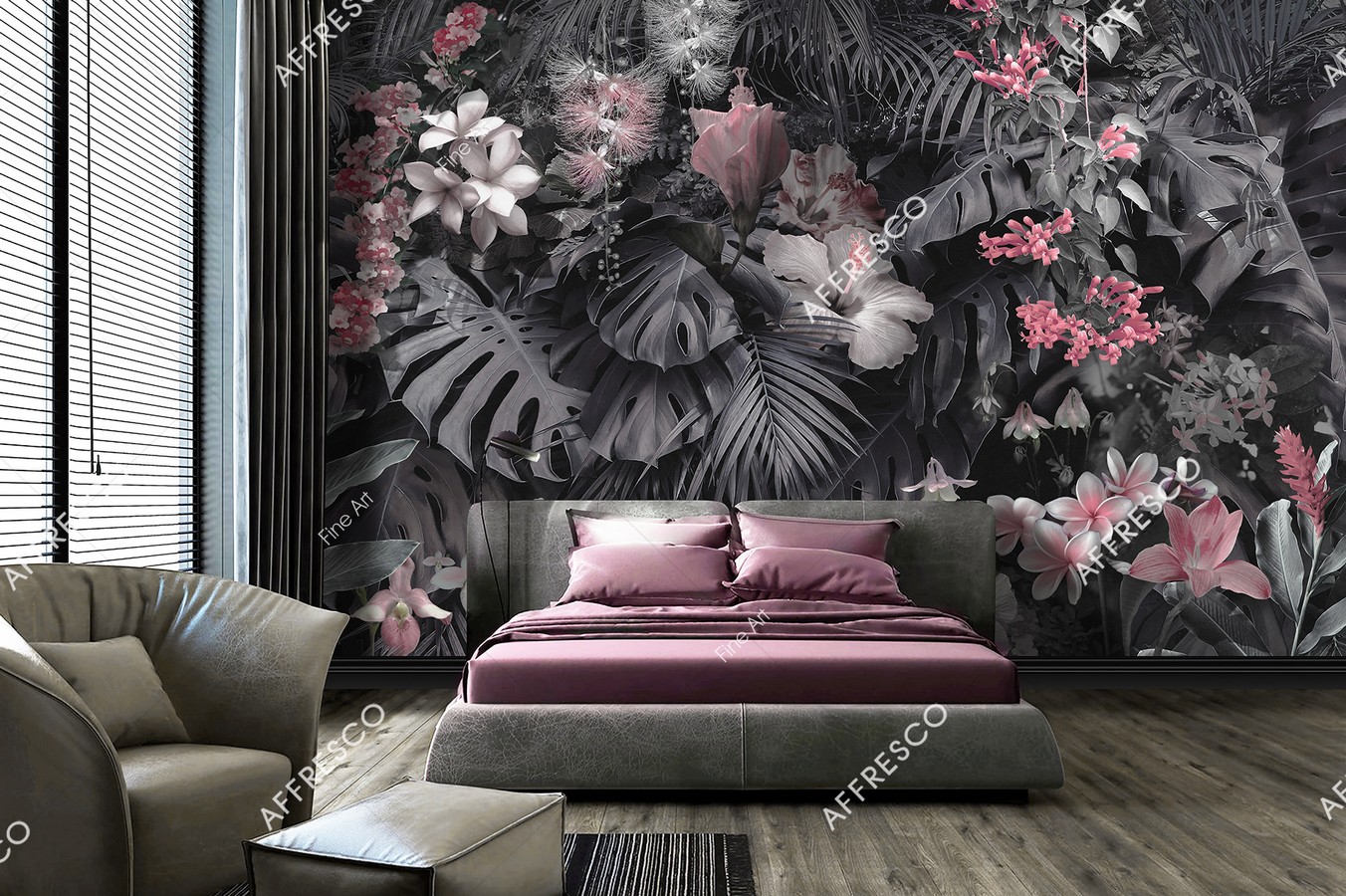 Панно Affresco Fine Art RE884-COL1 2x3,35 м фото в интерьере