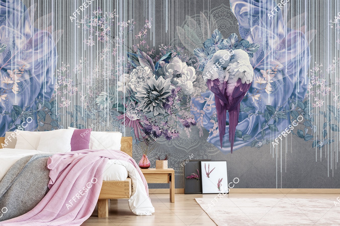 Панно Affresco Fine Art RE897-COL4 2x2,68 м фото в интерьере