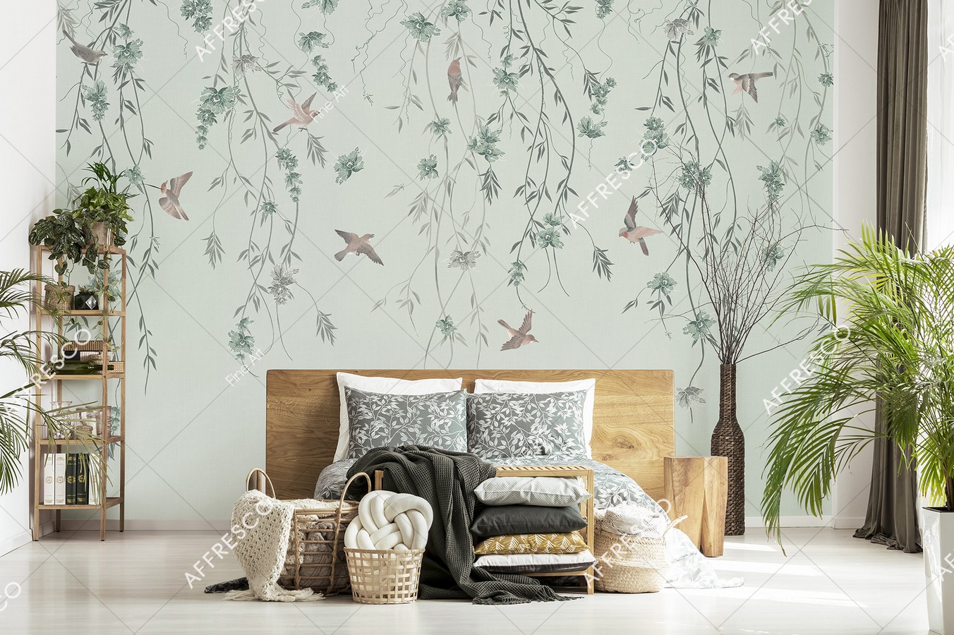 Панно Affresco Fine Art RE925-COL4 2x2,68 м фото в интерьере