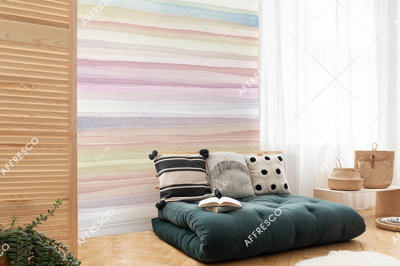 Панно Affresco Fine Art RE801-COL1 2x2,01 м фото в интерьере