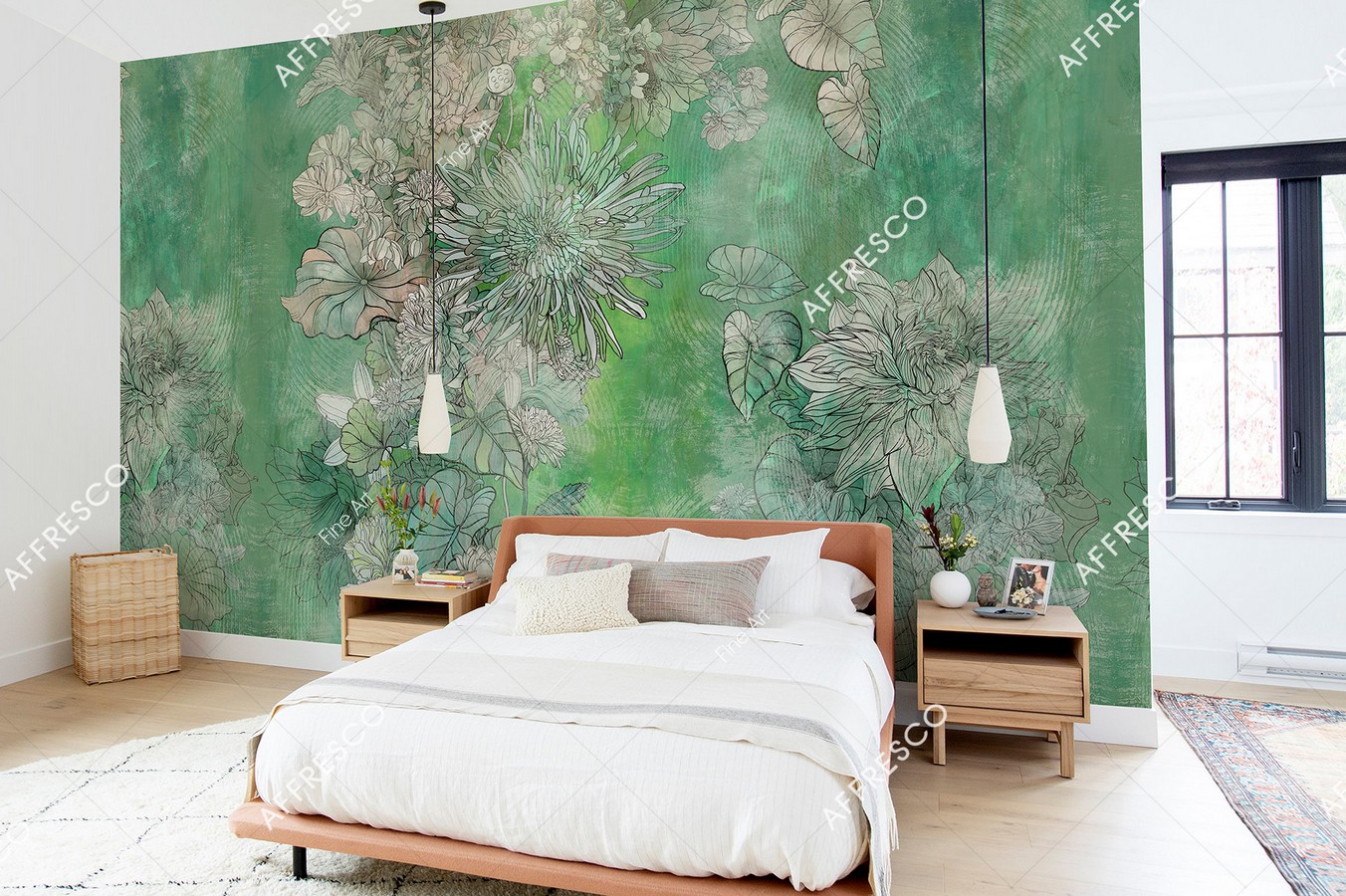 Панно Affresco Fine Art RE913-COL1 2x2,68 м фото в интерьере