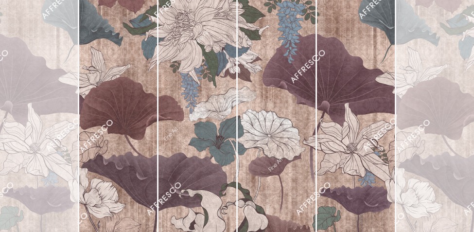 Панно Affresco Fine Art RE909-COL1 2x2,68 м