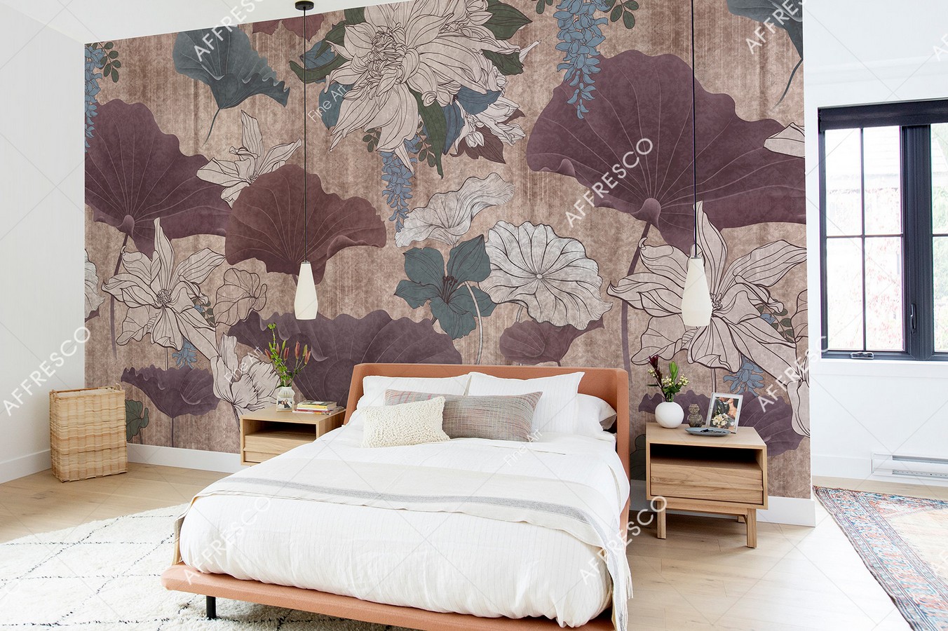 Панно Affresco Fine Art RE909-COL1 2x2,68 м фото в интерьере