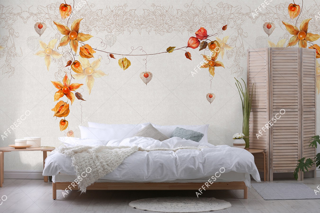 Панно Affresco Fine Art RE905-COL1 2x2,68 м фото в интерьере