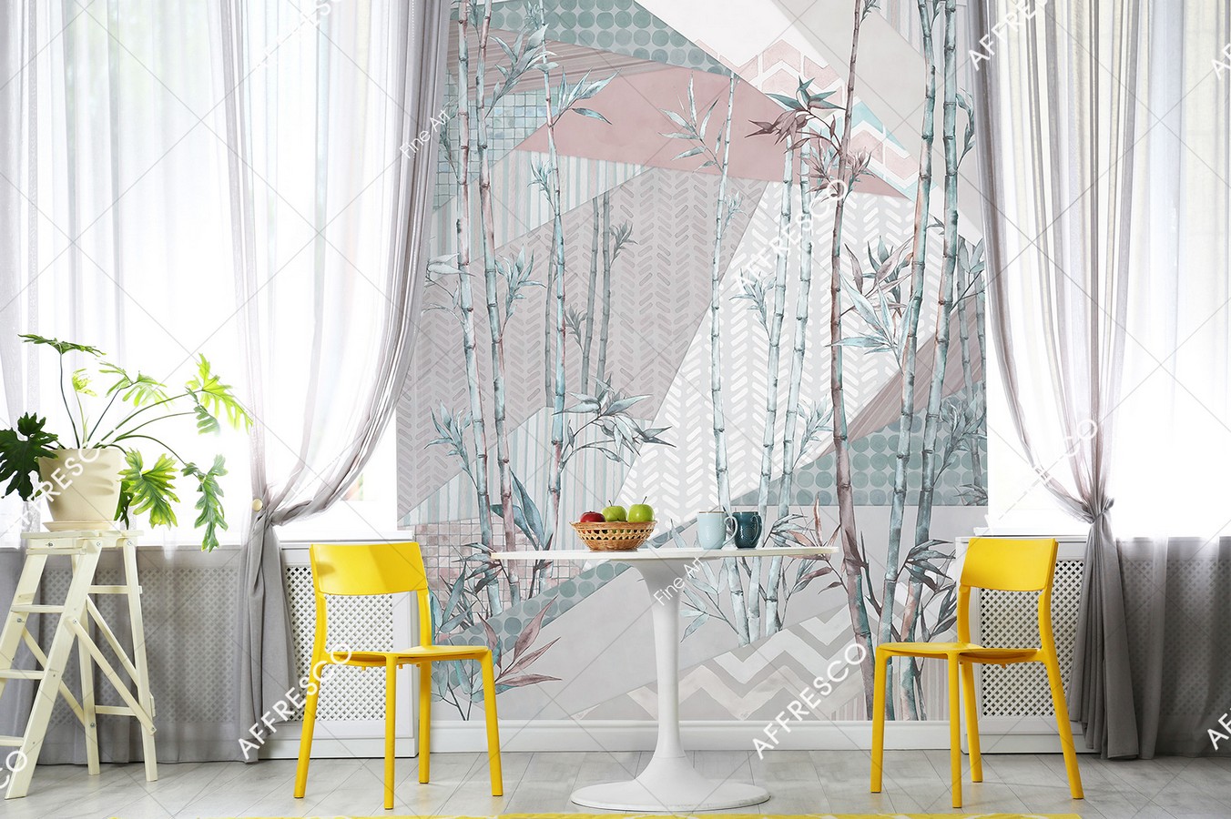 Панно Affresco Fine Art RE877-COL1 2x2,01 м фото в интерьере