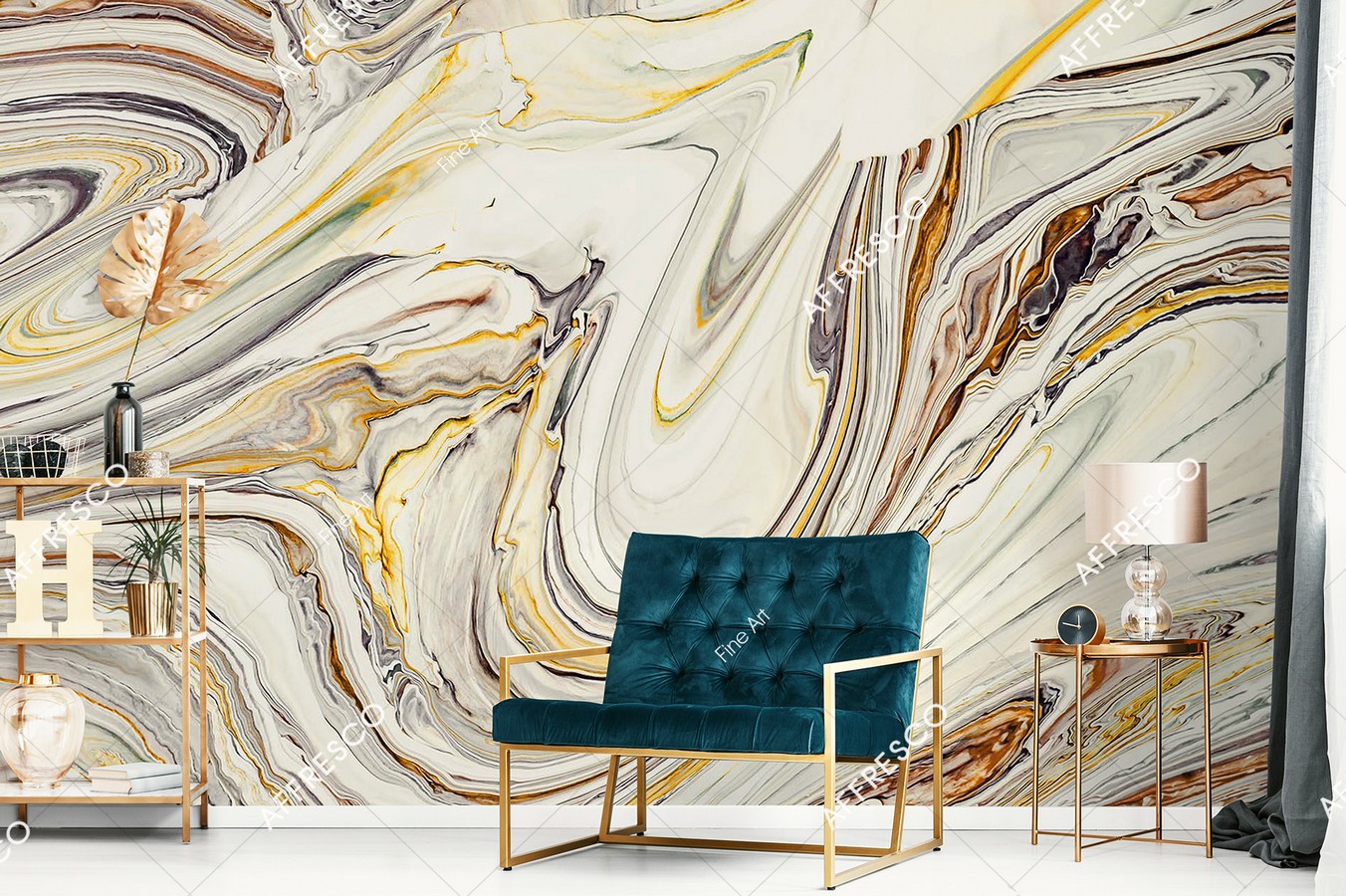 Панно Affresco Fine Art RE835-COL4 2x3,35 м фото в интерьере