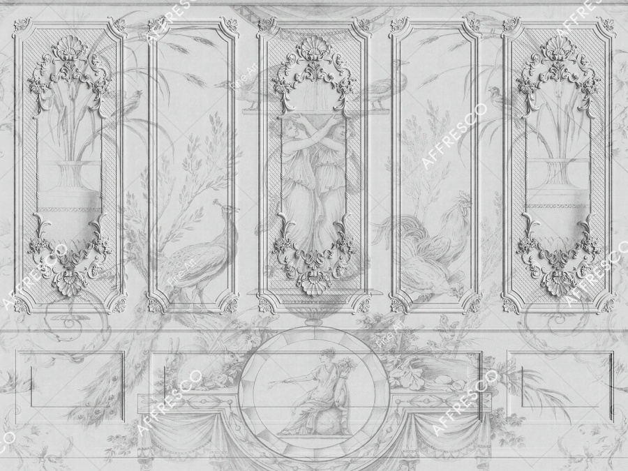 Панно Affresco Fine Art RE864-COL3 2x2,68 м