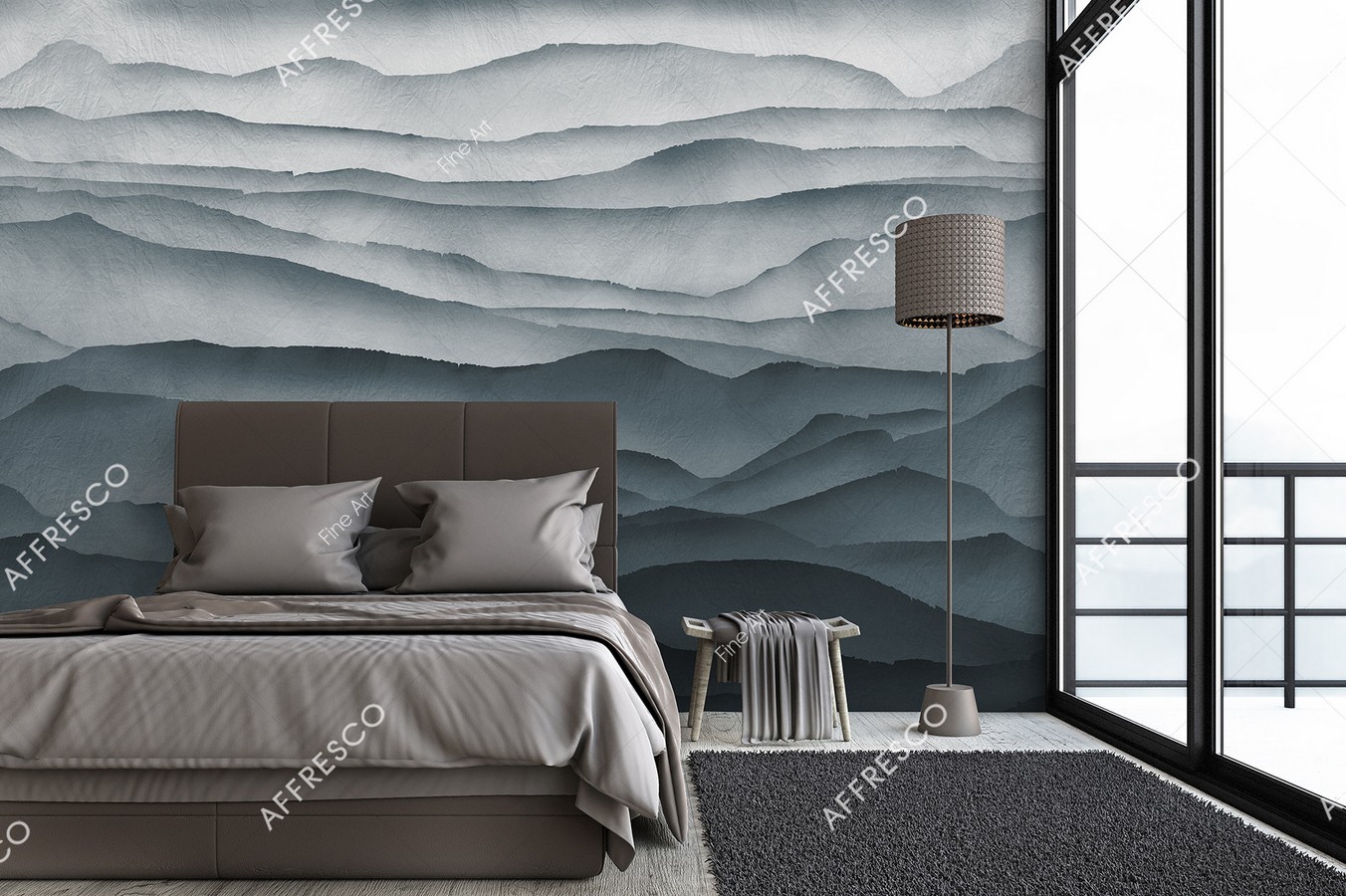 Панно Affresco Fine Art RE934-COL3 2x2,68 м фото в интерьере