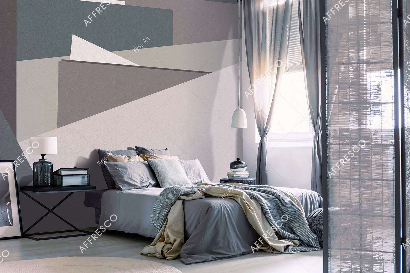 Панно Affresco Fine Art RE839-COL4 2x2,68 м фото в интерьере