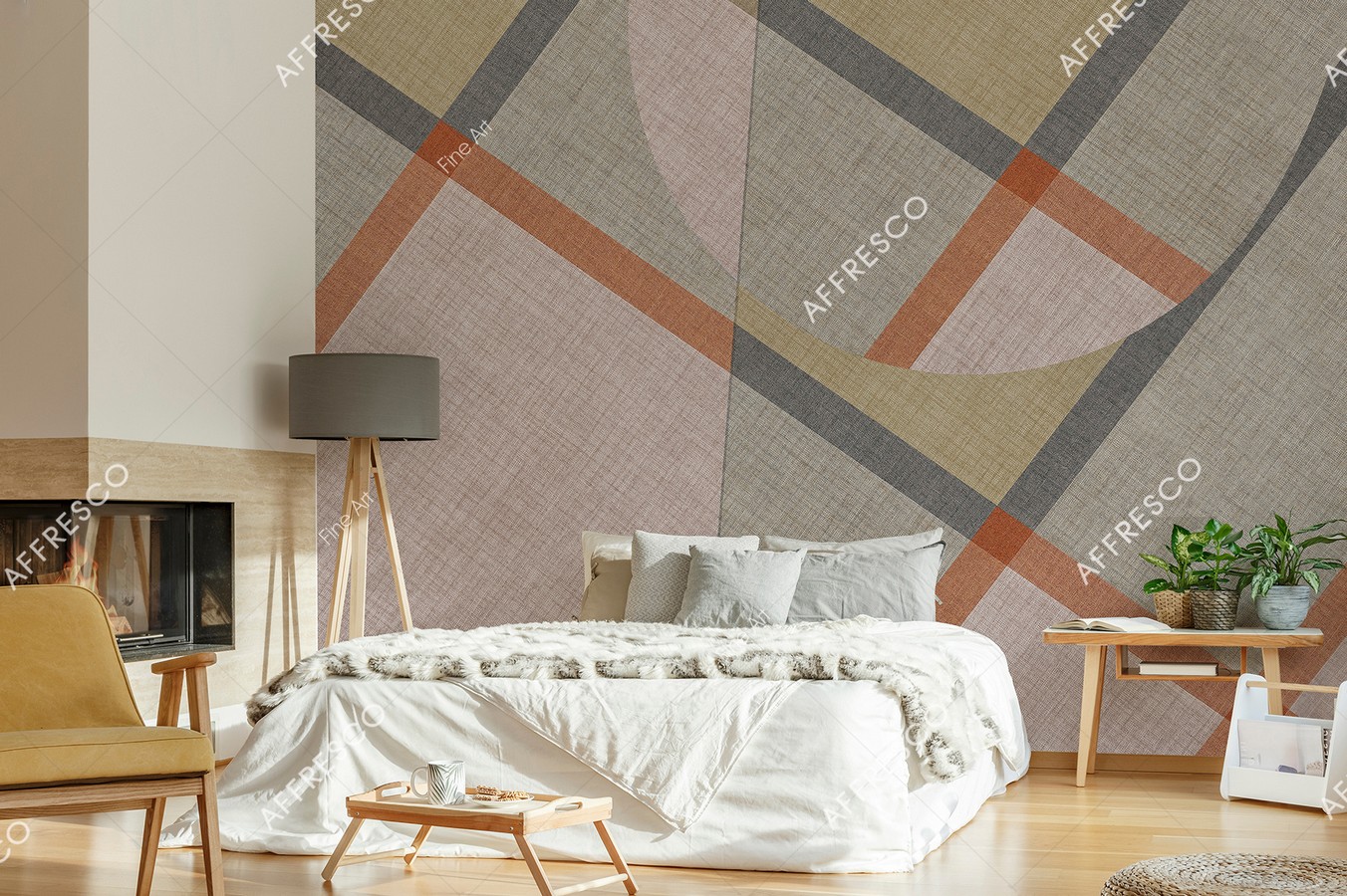 Панно Affresco Fine Art RE821-COL2 2x3,35 м фото в интерьере