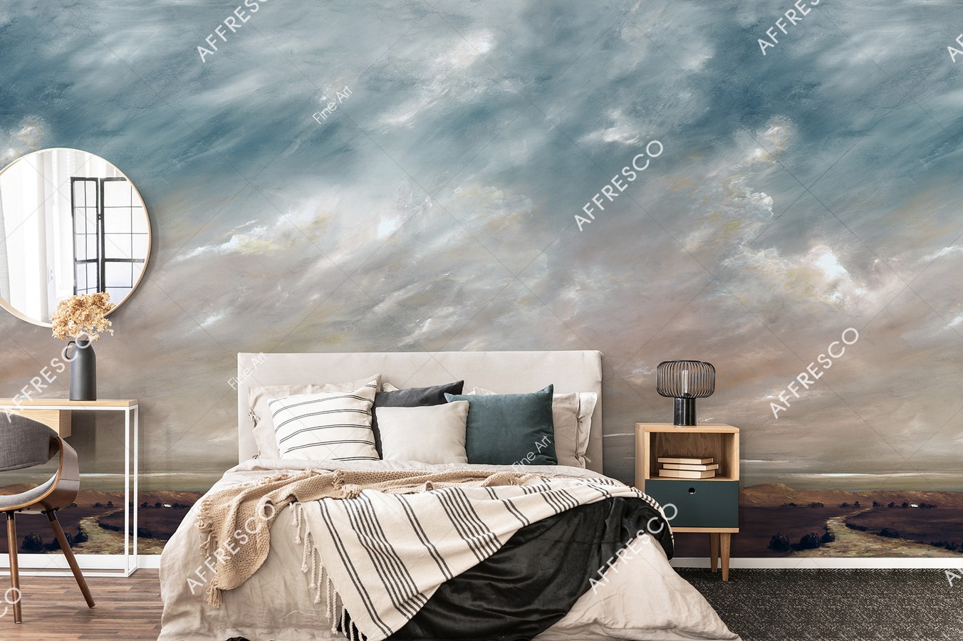 Панно Affresco Fine Art RE800-COL4 2x2,68 м фото в интерьере