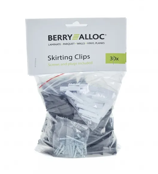 Клипсы Alloc для крепления плинтусов, 30 штук