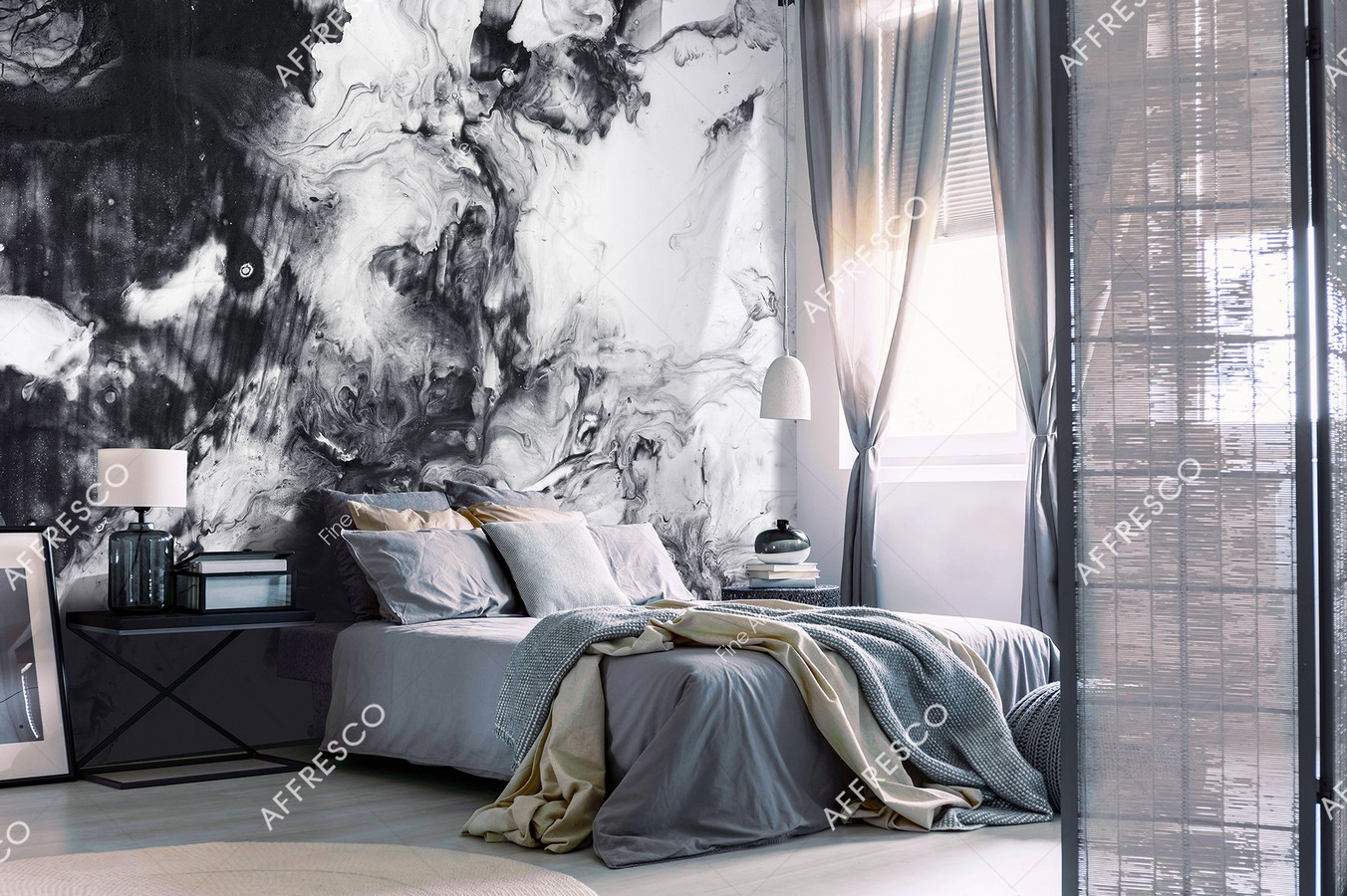 Панно Affresco Fine Art RE804-COL1 2x2,68 м фото в интерьере